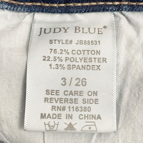 Judy Blue Dad Jeans Size 26 | 2/3 High Rise Straight Leg Vintage Wash JB88531 - Picture 10 of 12